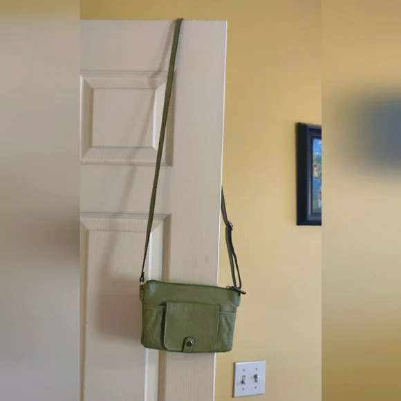 Olive Green Crossbody Bag - Picture 3 of 12
